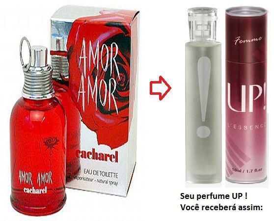 Perfume Feminino 50ml - UP! 06 - Amor Amor(*)