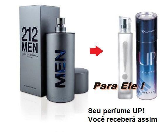 Perfume Masculino 50ml - UP! 45 - 212 Men(*)